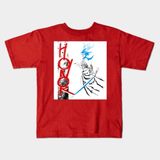 Magical Samurai Blue Kids T-Shirt